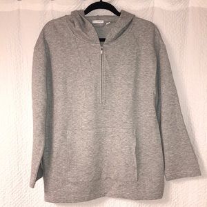 100% cotton quarter zip